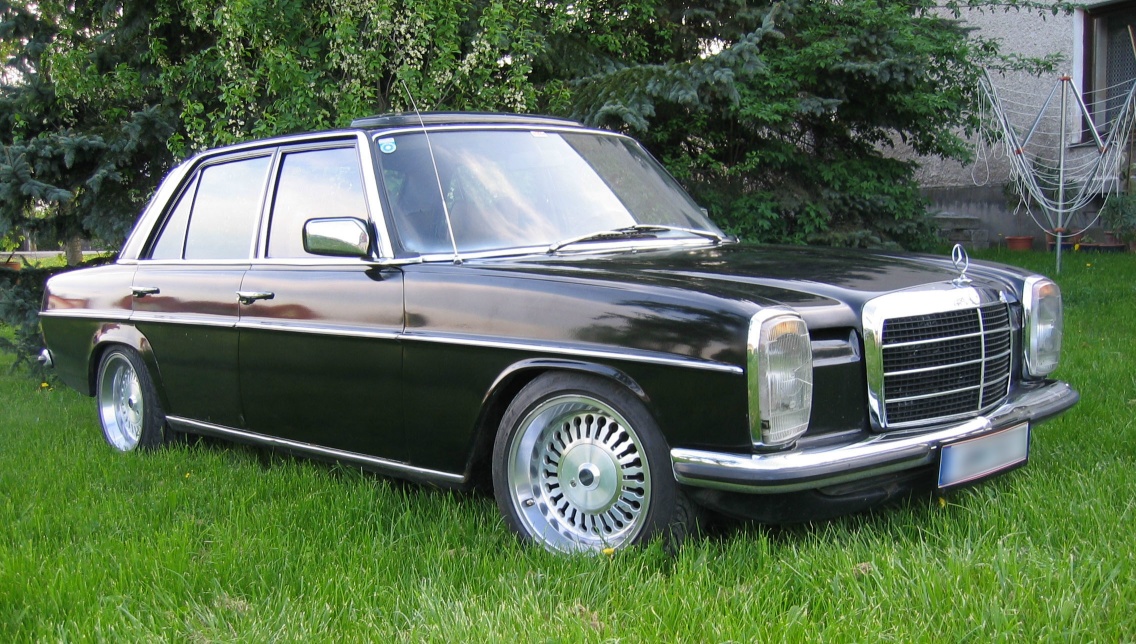 meinem W123 230CE 50 im Sommer im Alltag fahren tr um 